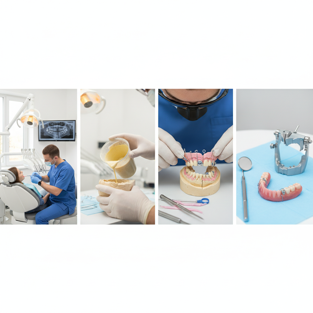 Prótese Dentária Removível Passo a Passo em Botucatu