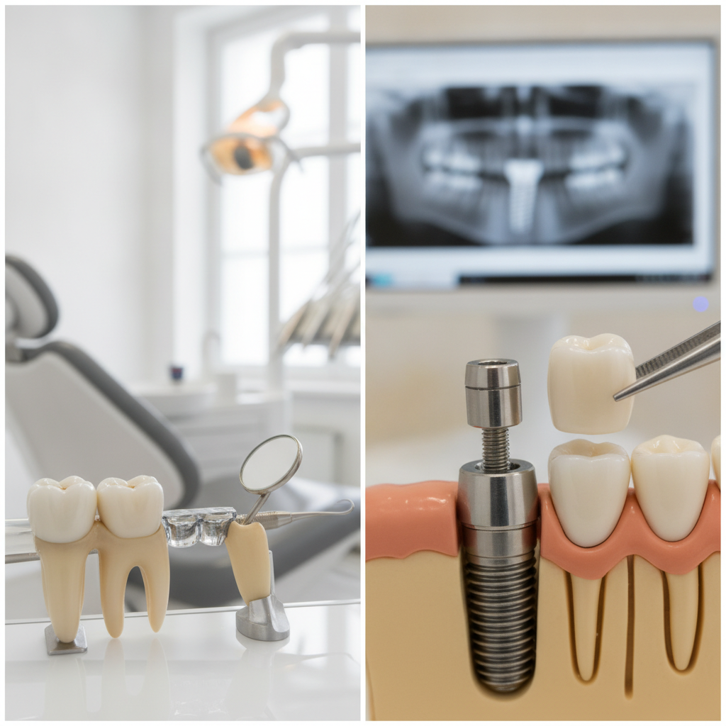 Prótese Fixa ou Implante Dentário em Botucatu: Entenda a Diferença